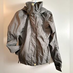 Rossignol Expert 10,000 Women's Hooded Ski Parka Sz M 19" PTP Goggle Bag & Clip